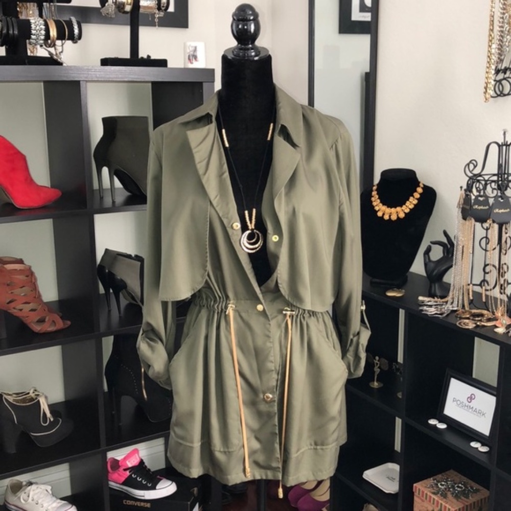 Marc New York By Andrew Marc Woman’s Utility Oliv… - image 1